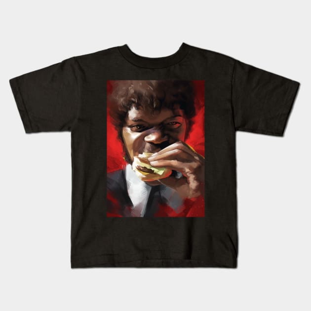 Jules Winnfield Kids T-Shirt by nabakumov